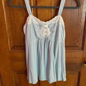 Soma Light Blue Cool Nights Sleep Tank SZ S
